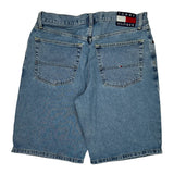 Tommy Jeans Denim Shorts - 34W 10L Blue Denim