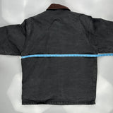 Portland, Oregon Union Blues Chore Jacket - Large Black Cotton