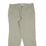 COLUMBIA Womens Regular Beige Zip Closure Trousers W34 L30 Outdoor Casual