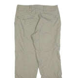 COLUMBIA Womens Regular Beige Zip Closure Trousers W34 L30 Outdoor Casual