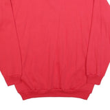 TOP SPIRIT Womens Red 1/4 Zip L Diavolezza Bernina Pontresina Sweatshirt