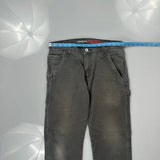 Dickies Carpenter Pants - 31W 31L Gray Cotton Blend
