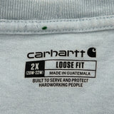 Carhartt Long Sleeve T-Shirt - 2XL Gray Cotton