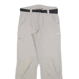 MAMMUT Womens Polyester Blend Beige Regular Fit Trousers W28 L28 Outdoor Hiking
