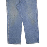 CARHARTT Mens Jeans Blue Relaxed Straight Denim Medium W38 L32 Workwear