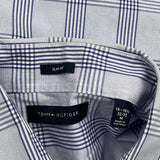 Tommy Hilfiger Checked Shirt - Medium Blue Cotton