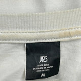 Hupu Single Stitch T-Shirt - Medium White Cotton