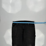 Dickies Carpenter Trousers - 36W 30L Black Cotton