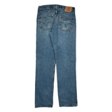 Levis Jeans - 32W 36L Blue Cotton