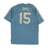 Jihye 15 Adidas Football Shirt - Small Blue Polyester