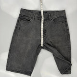 Sean John Denim Shorts - 38W 11L Grey Cotton