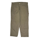 Wrangler Carpenter Trousers - 38W 30L Khaki Cotton