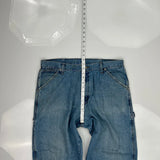 Wrangler Carpenter Pants - 36W 30L Blue Cotton