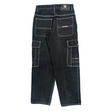 Beverly Hills Polo Club Cargo Trousers - 32W 30L Black Cotton