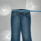 Calvin Klein Jeans Flared Jeans - 32W US 8 Blue Cotton