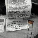 501 Levis Jeans - 30W 26L Gray Cotton