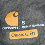 Original Fit Carhartt Hoodie - Small Green Cotton