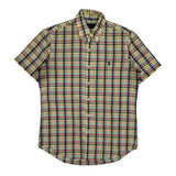 Ralph Lauren Checked Short Sleeve Shirt - Small Multicoloured Cotton