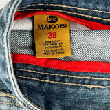 Makobi Denim Shorts - 38W 12L Light Wash Denim