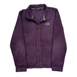The North Face Fleece Jacket - Large Purple Polyester