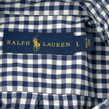 Ralph Lauren Checked Shirt - Large Blue Cotton