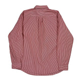 Tommy Hilfiger Striped Shirt - Large Red Cotton