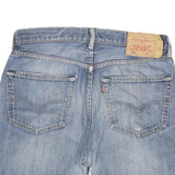 LEVI'S Mens Denim Blue Casual Shorts L W32 Frayed Hem 501 Cotton Blend