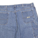 WRANGLER Mens Cotton Blend Blue Denim Casual Shorts 2XL W40 Workwear Utility