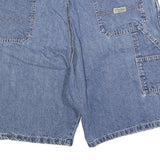 WRANGLER Mens Cotton Blend Blue Denim Casual Shorts 2XL W40 Workwear Utility