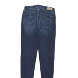 LEVI'S Womens Jeans Blue Slim Skinny Denim Medium W24 L30 Stretch Cotton Blend