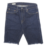 LEVI'S Womens Denim Blue Casual Shorts M W28 Raw Hem Cut-Off Classic Fit