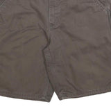 CARHARTT Mens Shorts Brown Casual L W36 Workwear Cotton Blend Durable