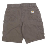 CARHARTT Mens Shorts Brown Casual L W36 Workwear Cotton Blend Durable