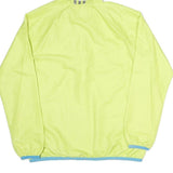 ADIDAS Mens Yellow & Blue Hooded Zip Jacket S Polyester Blend Sports Casual