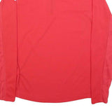 UNDER ARMOUR Mens Red Pullover Sweatshirt M Quarter Zip Performance Activewear