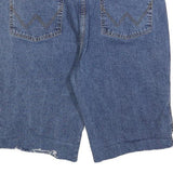 WRANGLER Womens Denim Blue Cotton Shorts M W30 Classic Fit Casual Cut-Off