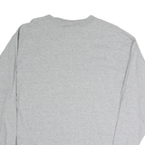 NFL Mens Grey 2007 AFC East Champions Graphic Long Sleeve Crew Neck XL Cotton