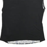 TED BAKER Womens Black Printed Sleeveless Round Neck Top S Viscose Blend