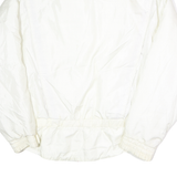 MOUNTAIN GOAT Womens White & Purple Colourblock Jacket M Polyester Blend Zip