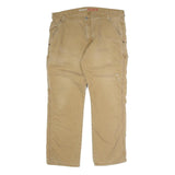 DICKIES Mens Regular Fit Beige Cotton Blend Trousers W38 L29 Workwear Casual