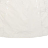 ADIDAS Womens White Skort Sportswear Casual Polyester Blend Woven Short M