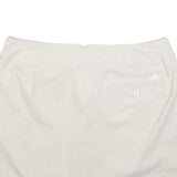 ADIDAS Womens White Skort Sportswear Casual Polyester Blend Woven Short M