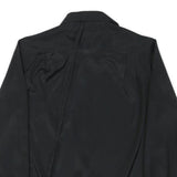 IM Womens Black Shirt Long Sleeve Collared Button Neck Size M Classic Work