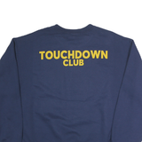 PORT & COMPANY Mens Blue Delta Eagles Football Crew Neck XL Touchdown Club