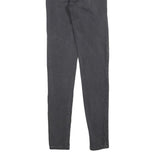 LEVI'S Womens Slim Black Skinny Denim Medium W24 L30 Jeans Zip Closure