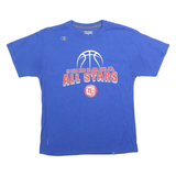 CHAMPION Mens Blue Indiana All Stars Graphic T-Shirt M Short Sleeve Crew Neck