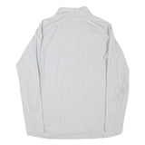GYMSHARK Womens White Long Sleeve Sports T-Shirt M Half Zip Activewear