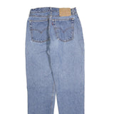 LEVI'S Womens Jeans Blue Slim Straight Denim Medium W26 L30 Classic Fit Zip