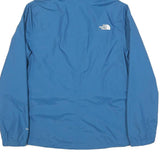 THE NORTH FACE Womens Blue Outdoor Jacket M Polyester Blend Plain Hooded Zip