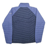 COLUMBIA Womens Blue & Navy Lightweight Zip Jacket XL Polyester Quilted Outdoor